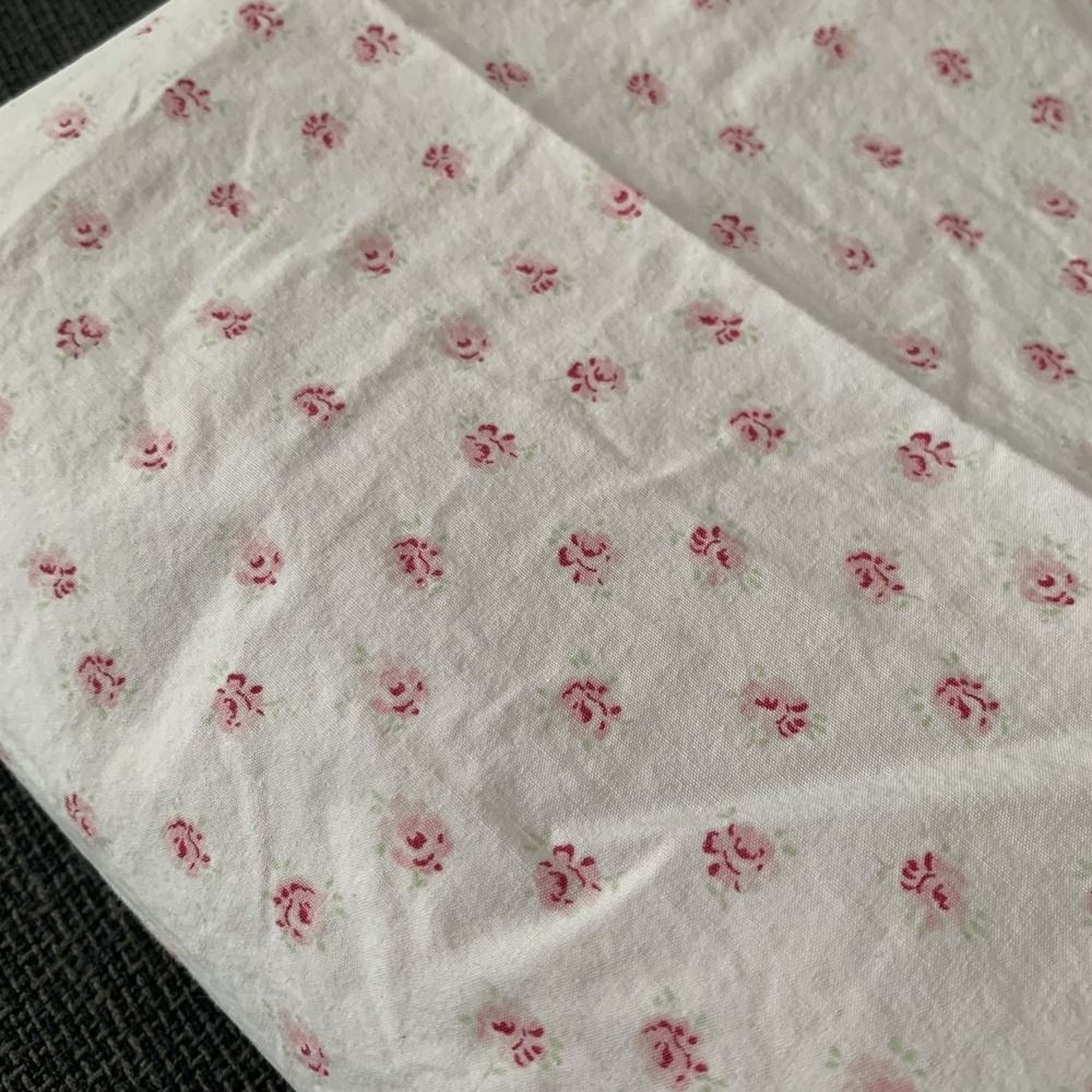 Rachel Ashwell Simply Shabby Chic Pink Rosebud Mon Amie Fitted & Flat sheet Twin - Picture 3 of 8